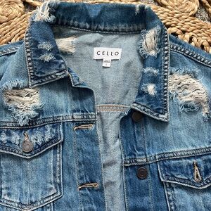 Distressed Denim Jacket